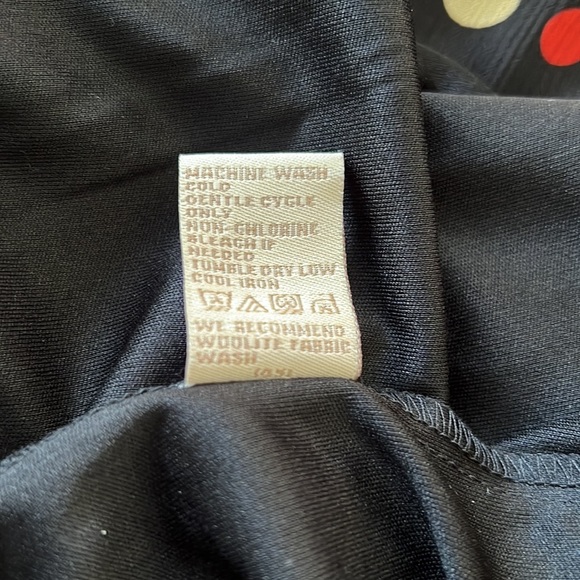 jonathan martin Wrap Around Sleeveless Lined Polka Dot Dress NWOT Size 16 - Picture 14 of 16